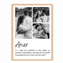 Carregar imagem no visualizador da galeria, Quadro 30x42 - Amor Preto e Branco
