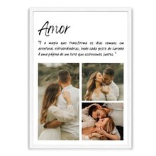 Carregar imagem no visualizador da galeria, Quadro 30x42 - Amor
