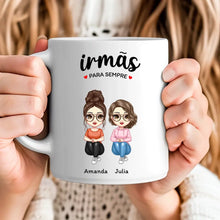 Carregar imagem no visualizador da galeria, Caneca irmãs - Irmãs para sempre