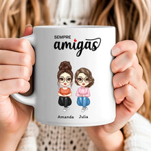 Carregar imagem no visualizador da galeria, Caneca Amigas - Sempre Amigas