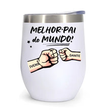 Carregar imagem no visualizador da galeria, Copo Inox Térmico 350ml - Melhor Pai do Mundo