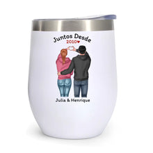 Carregar imagem no visualizador da galeria, Copo Inox 350ml - Quando temos um ao outro, Coração