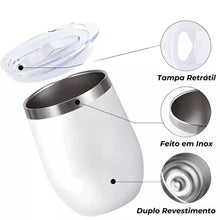 Carregar imagem no visualizador da galeria, Copo Inox Térmico 350ml - Sempre Família