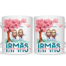 Carregar imagem no visualizador da galeria, Caneca Família - Irmãs para Sempre, Juntas no Jardim