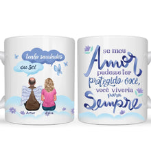 Carregar imagem no visualizador da galeria, Caneca Família - Memorial, se o amor pudesse ter protegido você, Céu de lembranças