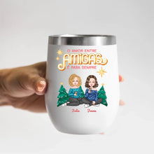 Carregar imagem no visualizador da galeria, (Especial de Natal) Copo Térmico 350 ml - O amor entre amigas é para sempre