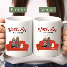 Carregar imagem no visualizador da galeria, Caneca Casal - Você, Eu & Os Gatos
