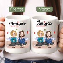 Carregar imagem no visualizador da galeria, (Especial de Natal) Caneca Amigas - Amigas Para Sempre