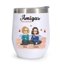 Carregar imagem no visualizador da galeria, (Especial de Natal) Copo inox 350 ml Amigas - Amigas Para Sempre