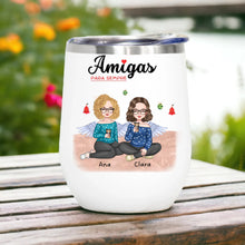 Carregar imagem no visualizador da galeria, (Especial de Natal) Copo inox 350 ml Amigas - Amigas Para Sempre