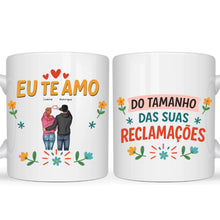 Carregar imagem no visualizador da galeria, Caneca Te Amo Do Tamanho das Suas Reclamações - Coleção Dia Dos Namorados 2025
