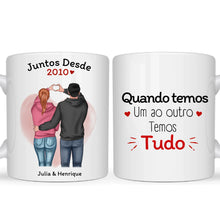 Carregar imagem no visualizador da galeria, Caneca Casal - Quando temos um outro, coração