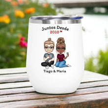 Carregar imagem no visualizador da galeria, Copo Inox Térmico 350ml - Juntos Desde...