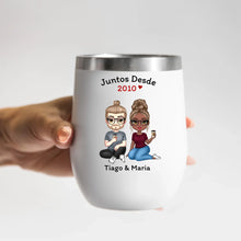 Carregar imagem no visualizador da galeria, Copo Inox Térmico 350ml - Juntos Desde...