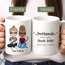 Carregar imagem no visualizador da galeria, Caneca Casal - Irritando um ao outro, mas firmes e fortes
