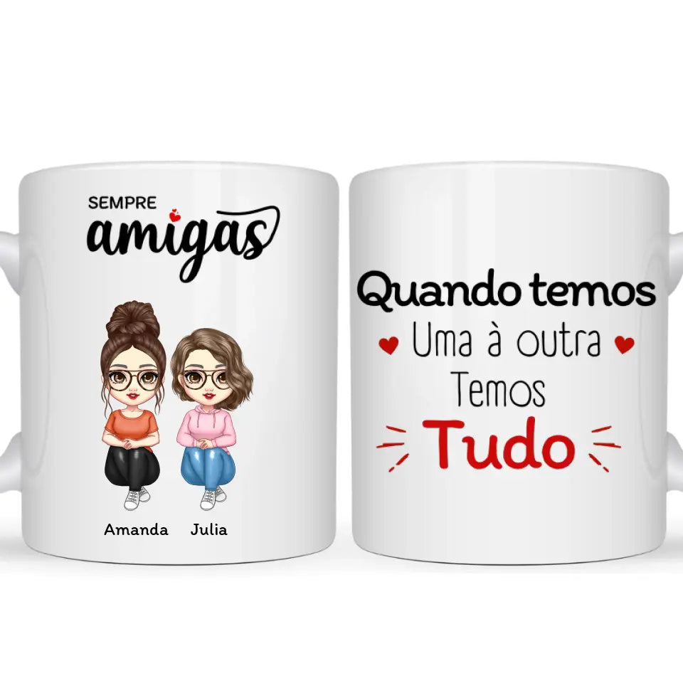 Caneca Amigas - Sempre Amigas