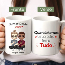 Carregar imagem no visualizador da galeria, Caneca Casal - (Homens) Juntos desde...
