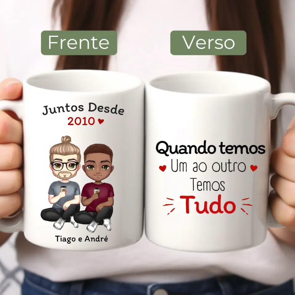 Caneca Casal - (Homens) Juntos desde...