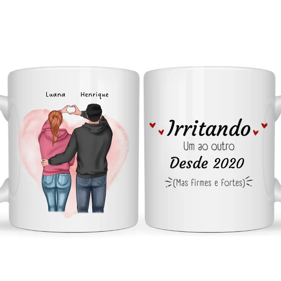 Caneca Casal - Irritando Desde...
