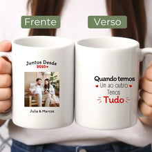 Carregar imagem no visualizador da galeria, Caneca Casal - Juntos Desde (Foto)
