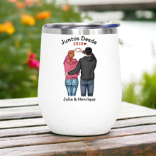 Carregar imagem no visualizador da galeria, Copo Inox 350ml - Quando temos um ao outro, Coração
