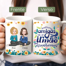 Carregar imagem no visualizador da galeria, Caneca Amigas - Amigas são as irmãs que escolhemos
