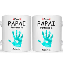 Carregar imagem no visualizador da galeria, Caneca Pai - Esse Papai pertecence à - Mãos e Patas
