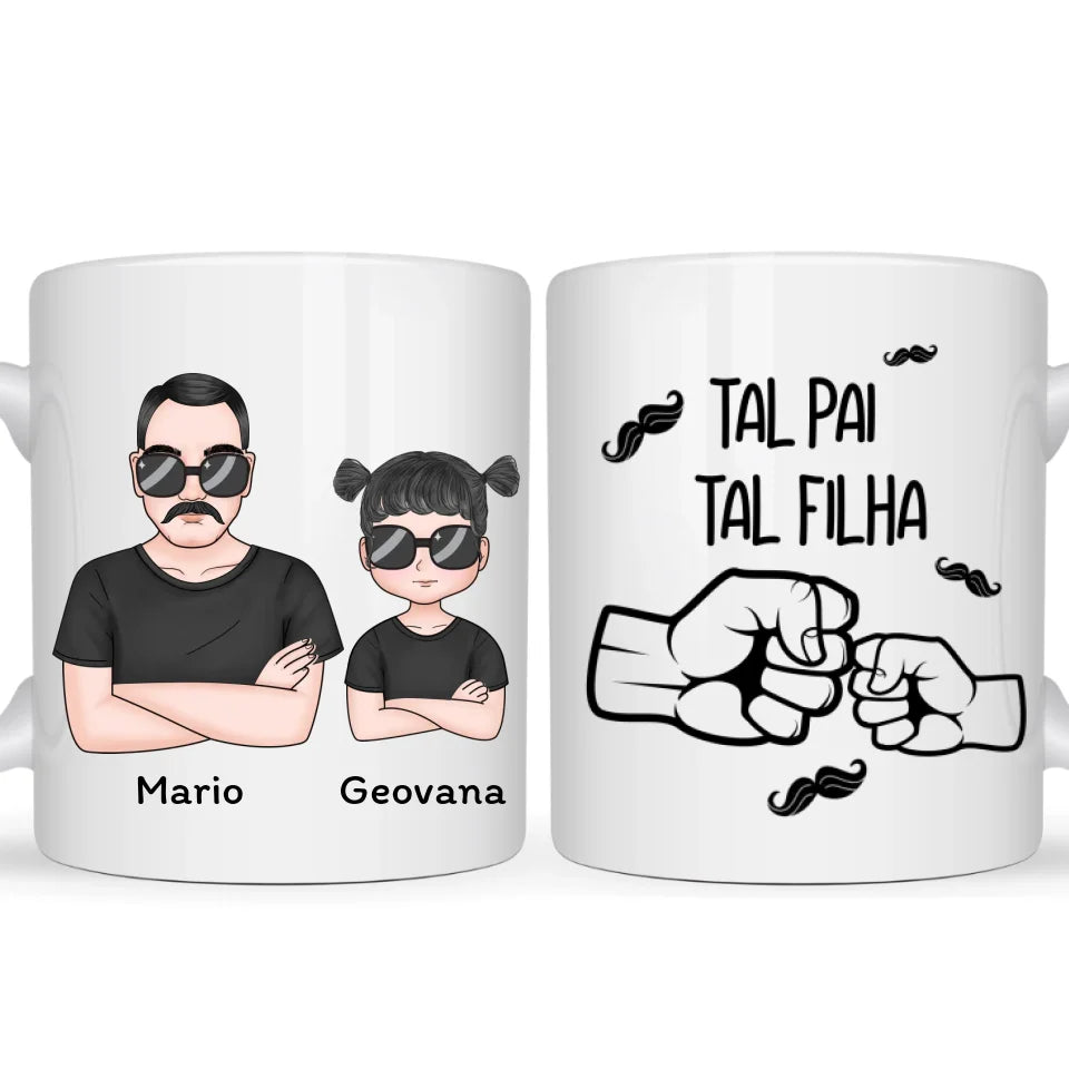 Caneca Dia dos Pais - Pai & Filha