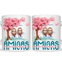 Carregar imagem no visualizador da galeria, Caneca Família - Amigas para Sempre, Juntos no Jardim
