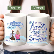 Carregar imagem no visualizador da galeria, Caneca Família - Memorial, se o amor pudesse ter protegido você, Céu de lembranças
