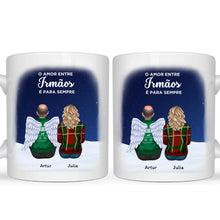 Carregar imagem no visualizador da galeria, (Especial de Natal) Caneca Família - O Amor entre Irmãos para Sempre
