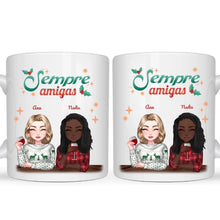 Carregar imagem no visualizador da galeria, (Especial de Natal) Caneca Amigas - Amigas para Sempre, Natal em Casa
