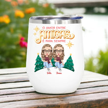 Carregar imagem no visualizador da galeria, (Especial de Natal) Copo Térmico 350ml - A vida é melhor com amigas
