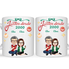 Carregar imagem no visualizador da galeria, (Especial de Natal) Caneca Casal - Juntos Desde, Decoração Natalina
