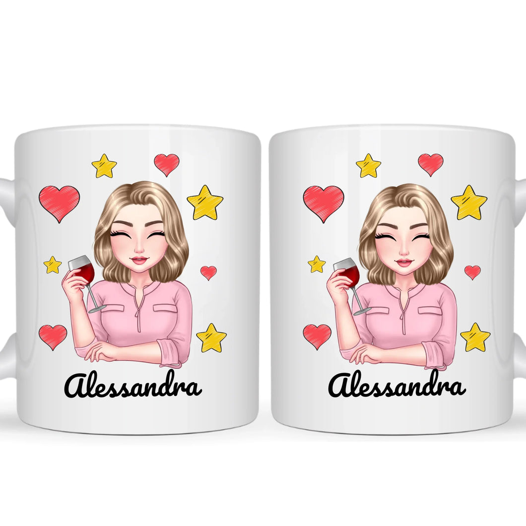 Caneca Mãe Cartoon -Coleção Dia das Mães 2025