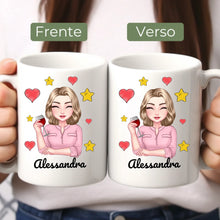 Carregar imagem no visualizador da galeria, Caneca Mãe Cartoon -Coleção Dia das Mães 2025
