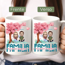 Carregar imagem no visualizador da galeria, Caneca Família - Família para Sempre, Juntos no Jardim
