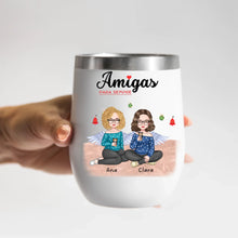 Carregar imagem no visualizador da galeria, (Especial de Natal) Copo inox 350 ml Amigas - Amigas Para Sempre
