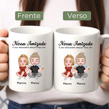 Carregar imagem no visualizador da galeria, Caneca Amigos - Nossa Amizade é uma verdadeira benção para mim
