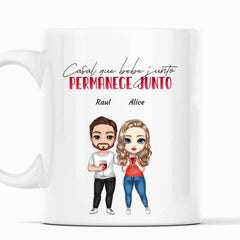 Caneca Casal Que Bebe Junto Permanece Junto - Coleção Dia dos Namorados 2025
