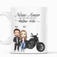 Caneca Nosso Amor Não Tem GPS - Coleção Dia dos Namorados 2025