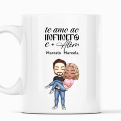 Caneca Te Amo Ao Infinito e Além - Coleção Dia dos Namorados 2025