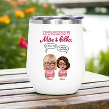 Carregar imagem no visualizador da galeria, Copo Inox Térmico 350ml - Relacionamento Mãe e Filha
