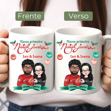 Carregar imagem no visualizador da galeria, (Especial de Natal) Caneca Casal - Nosso Primeiro Natal Juntos
