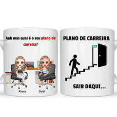 Caneca Trabalho - Plano de Carreira