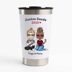 Copo Térmico 473ml Casal - Juntos Desde
