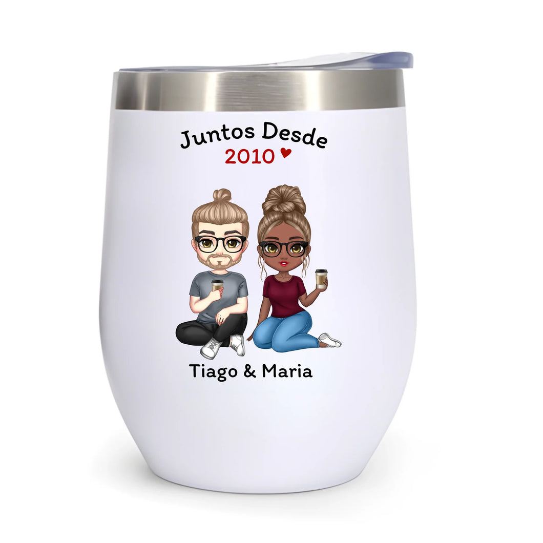 Copo Inox Térmico 350ml - Juntos Desde...