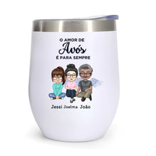 Carregar imagem no visualizador da galeria, Copo Térmico 350ml - O amor de avô/avó é para sempre

