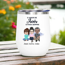 Carregar imagem no visualizador da galeria, Copo Térmico 350ml - O amor de avô/avó é para sempre
