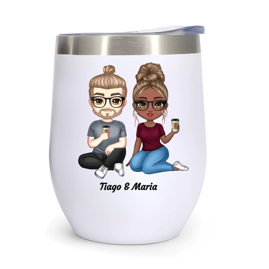 Copo Inox 350ml - Casal Juntos